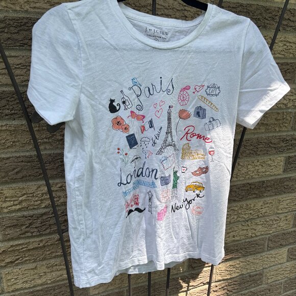 J.Crew Factory destination tee-shirt, Small - Picture 1 of 2
